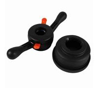 Strumento per cambio pneumatico con dado ad alette a sgancio rapido, 36/38/40 mm, 3/4 mm, per Ranger, bilanciatori ruote e altro (diametro interno 36 mm, passo 3 mm)