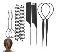 Strumento per Capelli Pettine Modellante Senza | Strumento a loop capelli Per Donne Ragazze Viaggi Appuntamenti Casa Feste Spiaggia Casual Uscite Scuola Salone