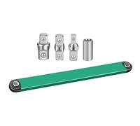 Strumento per chiavi di estensione - 39x4x1.5cm estensione socket, adattatore a cricchetto regolabile | Attacco a manico a più angolo con presa per garage, riparazione automobilistica, meccanica profe