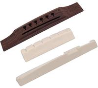 Strumento per chitarra acustica per mancini, ponte e dado e sella.
