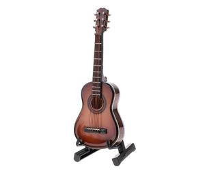 Strumento per chitarra classica in legno in scala 1/12 per accessorio figura