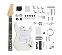Strumento Per Chitarra Elettrica Kit Chitarra Professionale Fai Da Te Con Corpo In Legno Massello E Classico Design A 6 Corde(KST White)