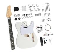 Strumento Per Chitarra Elettrica Kit Chitarra Professionale Fai Da Te Con Corpo In Legno Massello E Design Classico A 6 Corde(KTL White)