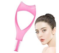 Strumento per ciglia 3 in 1 - Protezione pettine per mascara compatto in PP, applicatore di precisione per ciglia | per la routine di bellezza del trucco naturale, la modellatura delle palpeb