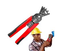 Strumento per crimpare, pinza crimpatrice multiuso, pinza da taglio e spellafili, strumento di trazione e crimpatura, pinza crimpatrice, pinza crimpatrice per cavi per uso domestico