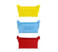 Strumento per cucire a mano con clip su righello antiscivolo fatto a mano, 3 pezzi, calibro per cucito, in tessuto, collari, vestiti, vestiti, sartoria, casa, appartamento, viaggi, cucito