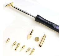 Strumento per dado a inserto termico per TS100, strumento di taglio con punta in ottone con CNC, compatibile con materiali di stampa 3D come ABS per nylon PLA (Set 2)