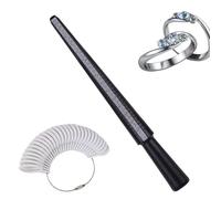 Strumento per dimensionare gli anelli da dito, Strumento per misurare il dimensionatore degli anelli Misuratori di gioielli - Calibri da dito, Strumenti di misura, Calibro per anelli, Misuratore per