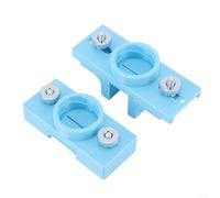 Strumento per distribuire uniformemente lungo i bordi del legno con supporto per bottiglie di plastica standard come serbatoi di colla (blu)