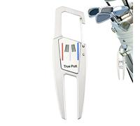 Strumento per divot da golf - portatile da appendere Green Fork, marcatura magnetica per palla, strumento pieghevole da golf in metallo con marcatura e pallina da golf, strumento di riparazione per