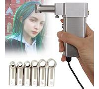 Strumento per Dreadlock, Macchina per Dreadlock con 6 Testine Di Ricambio, Macchina per Dreadlock, Macchina Elettrica per Dreadlock per Loc, Può Essere Utilizzata Direttamente Sulla Testa O