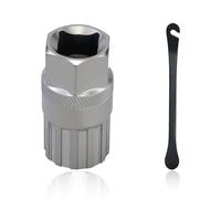 Strumento per estrattore dentata, chiave per cassetta pignoni bici, chiave pacco pignoni, con 1 leva pneumatici per bicicletta, per biciclette da strada, mountain bike, biciclette elettriche