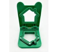 Strumento per fare il pane con taglierina integrata in acciaio inox e premere per sigillare la funzione per panini senza crosta, progettato per una facile conservazione del riempimento (verde 2)