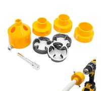 Strumento per filettature in PVC, kit di stampi per filettature per tubi | Strumento idraulico per infilare tubi | Strumento per infilare tubi in PVC, design a doppia testa coppia