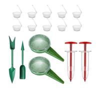 Strumento per fioriera da Giardino, Portatile, Riutilizzabile, Piccola seminatrice | Set di seminatrici da Giardino | per Fiori, Albero, Cortile, Fattoria all'aperto, piantare Giardiniere, Donne