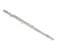 Strumento per flauto, chiavi francesi, 16 fori chiusi, tono C, rame bianco, materiale placcato argento