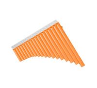 Strumento per Flauto, Flautas Musicales Flauto di Pan a 18 Canne Flauto di Pan con Borsa per il Trasporto per Principianti Apprendimento Insegnamento con Manuale dell'utente