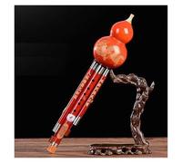 Strumento Per Flauto Hulusi Strumento Musicale Cucurbita In Legno Di Sandalo Ad Alta Densità Che Suona Hulusi Flauto Per Prestazioni Professionali Tono C/bB/D/F/G(Red,C1)