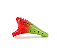 Strumento Per Flauto Professionale Ocarina A 12 Fori Decorazione Ocarina Strumento Ocarina Soprano Trasversale (Color : 05)