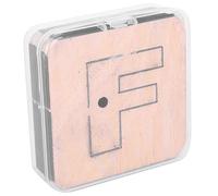 Strumento per forare il cuoio con lettere maiuscole, punzonatrice per fori nel cuoio con matrici dell’alfabeto dalla A alla F, stampo ergonomico in ferro per il taglio, ideale per (F)