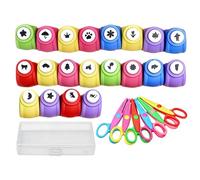 Strumento per Foratura per Bambini | Set Per Punzonatura Creativa Con Taglierini,Taglierini a Forme Decorative - Per Biglietti Creatività Scuola Ufficio