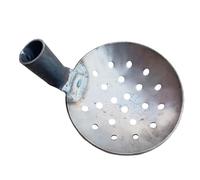 Strumento per fossa settica, pale in metallo resistente, paletta arrotondata per letame, strumento di rimozione dei fanghi in metallo, paletta arrotondata per letame per una pulizia efficiente