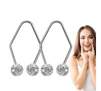 Strumento Per Fossette Per - Strumenti Per L'allenamento Del Viso, Esercizi Per La Cura Della Pelle | Dispositivo Portatile Per Fossette Facciali Da 2 Pezzi, Potenziatore Del Sorriso Naturale