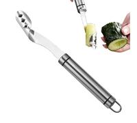 Strumento per il carotaggio del - Strumento per il carotaggio multiuso in acciaio inossidabile | Togli torsolo di domestico, carotatore portatile per melanzane al pepe