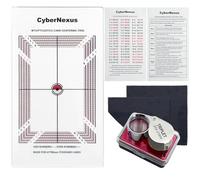 Strumento per il centro di classificazione delle carte per Pokemon, strumenti di misurazione delle carte collezionabili, viene fornito con kit di panno di pulizia e strumento di ingrandimento 30X per