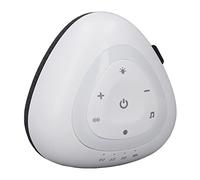 Strumento per il Sonno del Bambino Allevia l'ansia Luce Calda Risparmia Spazio Musica Soft Multifunzionale Macchina per il Rumore Bianco per la Casa (Nero)