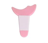 Strumento per il trucco degli occhi orientato ai principianti con integrato per ombretto e barriera contro le sbavature a forma di mezzaluna (rosa)