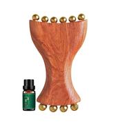 Strumento Per Il Viso In Legno Gua Sha - Massaggiatore In Legno Di Rame, Massaggio Alle Gua Sha, Strumento Per Massaggio Rilassante | Strumenti Personali Per Il Benessere Del Viso, Per La