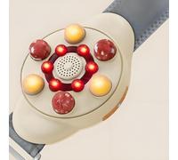 Strumento per impastare la pancia, massaggiatore addominale a rotazione automatica, con impacco caldo naturale Bianstone, regolabile a 3 velocità e impasto avanti e indietro, massaggio profondo, per