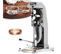 Strumento per incisione di anelli per iscrizioni interne, timbro a doppia faccia per la personalizzazione di gioielli in metallo