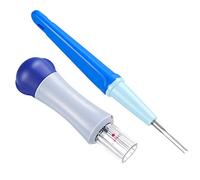 Strumento per infeltrire ad ago con 3 aghi e punzone con 7 aghi spinati, accessori per infeltrimento fai da te in lana, per lavori fai da te, patchwork, artigianato in lana, modelli di feltro