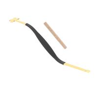 Strumento per Installazione Anima Violino S-style 2 Pezzi Oro | Metallo e Legno, Posizionamento Preciso nel Corpo, Clip Retriever Incluso, per Viola e Violoncelli