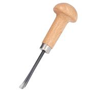 Strumento per Intagliare il Legno, Scalpello per Intagliare il Legno Utensile per Coltello Taglio con Sgorbia Dritta Manico in Faggio Lama in Acciaio, Scalpelli per Legno