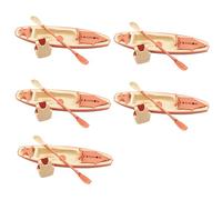 Strumento per l ' allenamento con pesi per sport acquatici Set accessori per kayak piccola che include pagaia e giubbotto salvataggio per laboratori scolastici Set simulazione sport