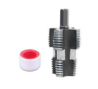 Strumento per la creazione di filettature in PVC per trapano elettrico infila tubi da 1/2 "3/4" tubo in PVC filiera filiera per tubi di riparazione