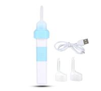 Strumento per la cura dell'orecchio USB Set di plettri elettrici per orecchie efficienti rimuove il cerume con punte morbide Strumento di rimozione del vuoto dell'orecchio elettrico per il bambino