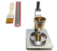 Strumento per la determinazione della densità apparente delle polveri | Misuratore di flusso Hall, strumento per la prova di scorrevolezza delle polveri(Brass,2.5mm ORIF)