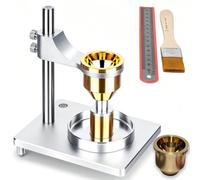 Strumento per la determinazione della densità apparente delle polveri | Misuratore di flusso Misuratore di fluidità delle polveri Strumento per la prova di fluidità(Brass,2.5+5.0mm ORIF)