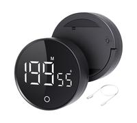 Strumento per la gestione del tempo della cucina - Display a LED per timer da cucina | Timekeeper fitness rotativo | Timer fitness rotante con livelli di 3 volumi | Strumento multifunzionale di gest