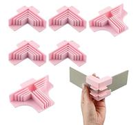 Strumento per la guida degli angoli - 6 pezzi di guide stabili - Strumento di mantenimento 'angolo per cartonaggio - per il posizionamento del fai da te incollaggio carta creazione di carte e