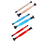 Strumento per la lappatura delle valvole del motore del cilindro, rettifica manuale delle valvole dell'auto con ventosa, manico in legno per compatibilità multipla (confezione da 2) (blu)