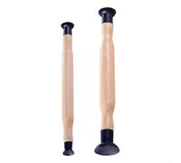 Strumento per la lappatura delle valvole, design resistente per valvole del motore, lapper manuale con ventosa per la manutenzione del veicolo (colore legno)