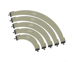 Strumento per la lavorazione del legno adatto per arrotondare gli angoli, progettato per un'esperienza di taglio sicura e un funzionamento senza sforzo (R300)