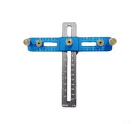 Strumento per la lavorazione del legno: distanza tra i fori di 5,4 cm, per un design resistente in lega di alluminio, pieghevole e portatile per cassetti e maniglie della porta della cucina (arancione