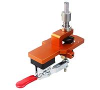 Strumento per la lavorazione del legno, morsetto per cerniera a scomparsa da 35 mm con guida per fori per viti per un'accurata installazione della porta dell'armadio, strumento di montaggio per