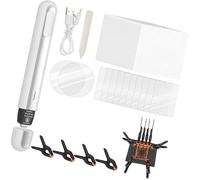 Strumento per la manutenzione delle carte che migliora valore per layout sportivi Appiattimento professionale contro la piegatura per aumentare valore della raccolta Detergente viso ABS